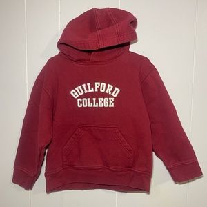 Kids 5/6T College Kids Guilford College hoodie